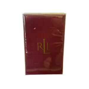 Ralph Lauren 2 Standard Pillowcases Addison Claret 400 Thread Count 29” X 32”